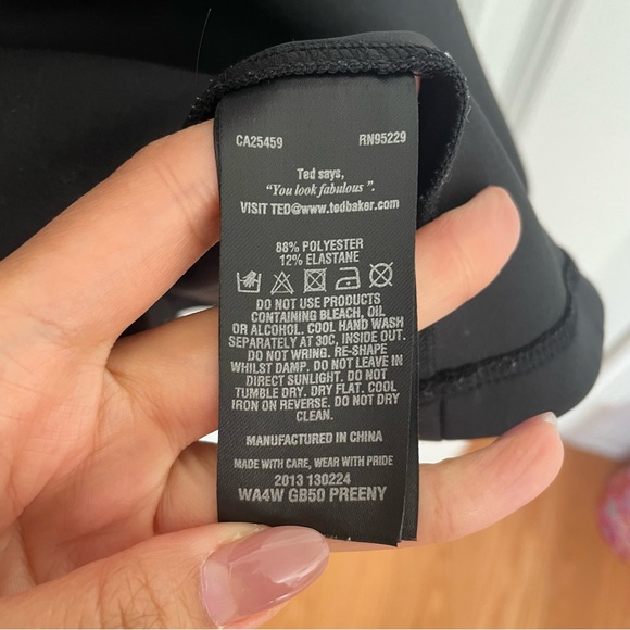 Ted Baker A-Line Dress with Matching Belt - Picture 4 of 6